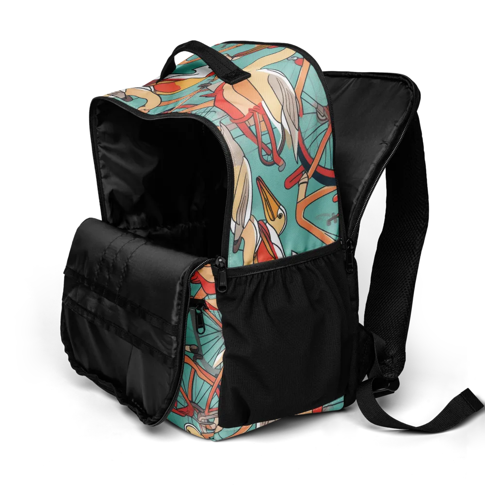 Pelican Pedal Parade on Utility Backpack — Product details 2