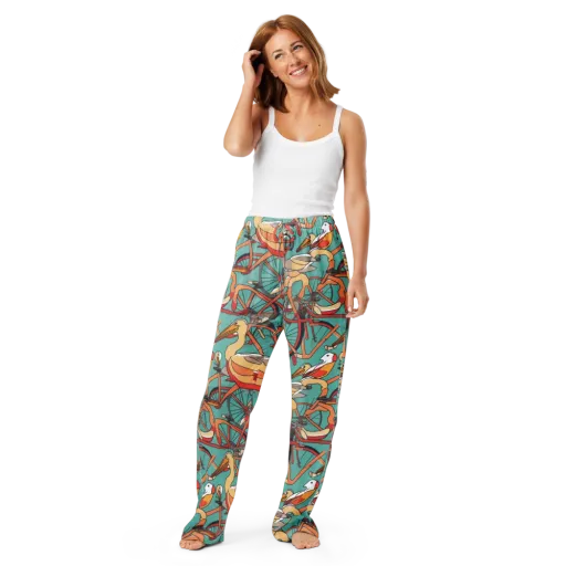 Pelican Pedal Parade on a Women's Pajama Pants