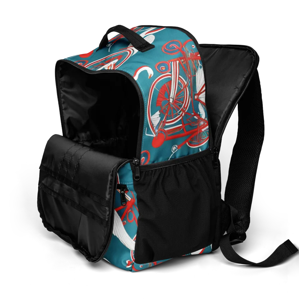 Scarlet Aviary on Utility Backpack — Product details 2