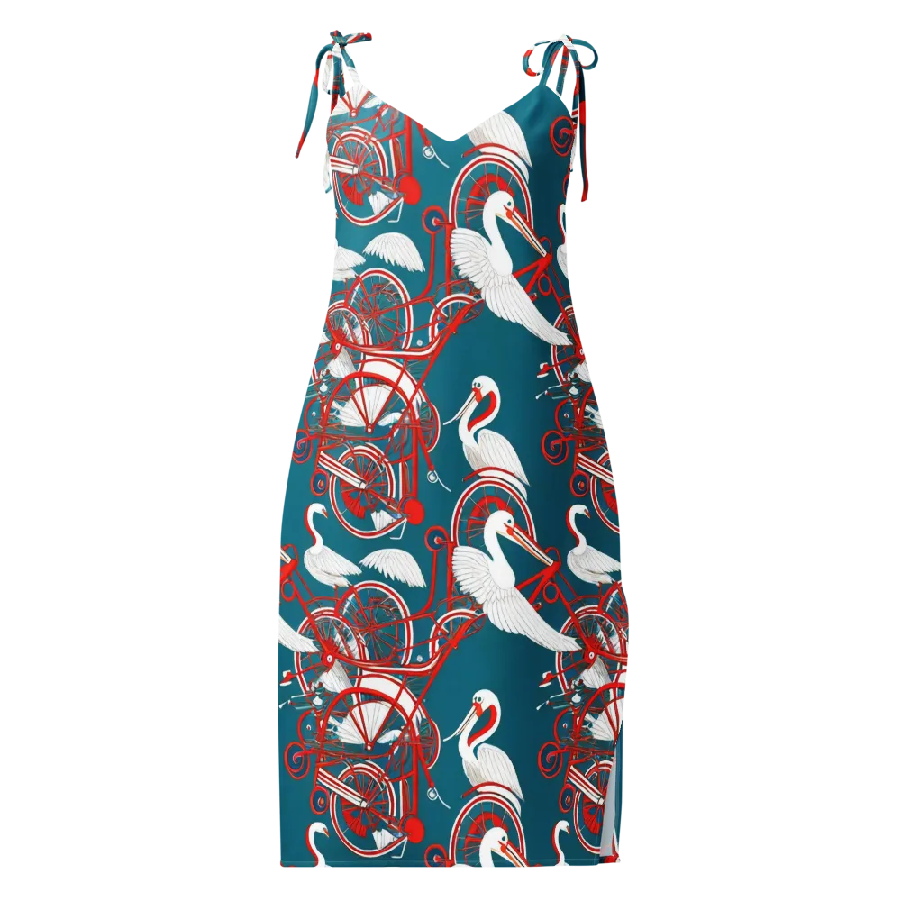 Scarlet Aviary on Slip Dress — Front