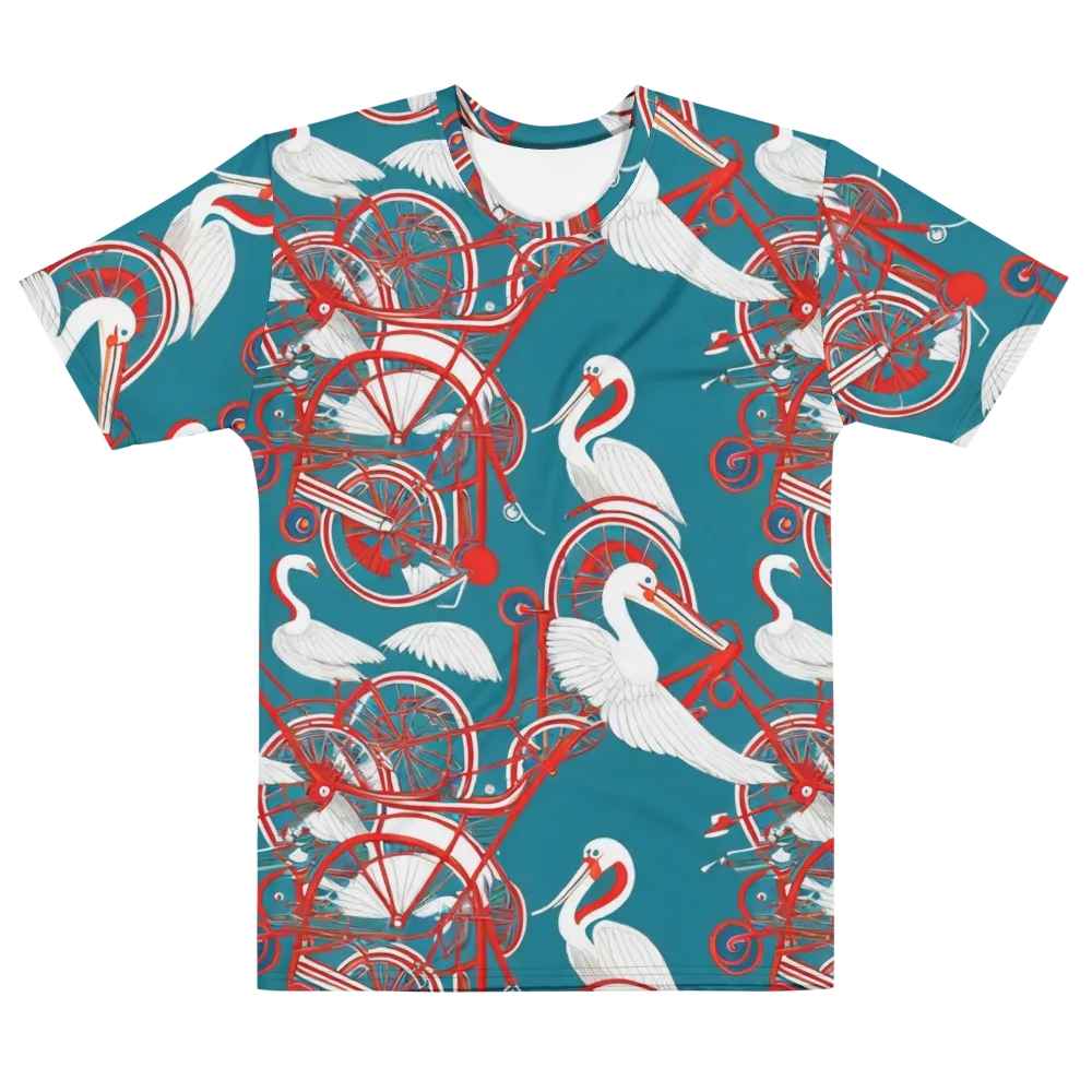 Scarlet Aviary on Men's Cotton Crew Neck T-Shirt — Front