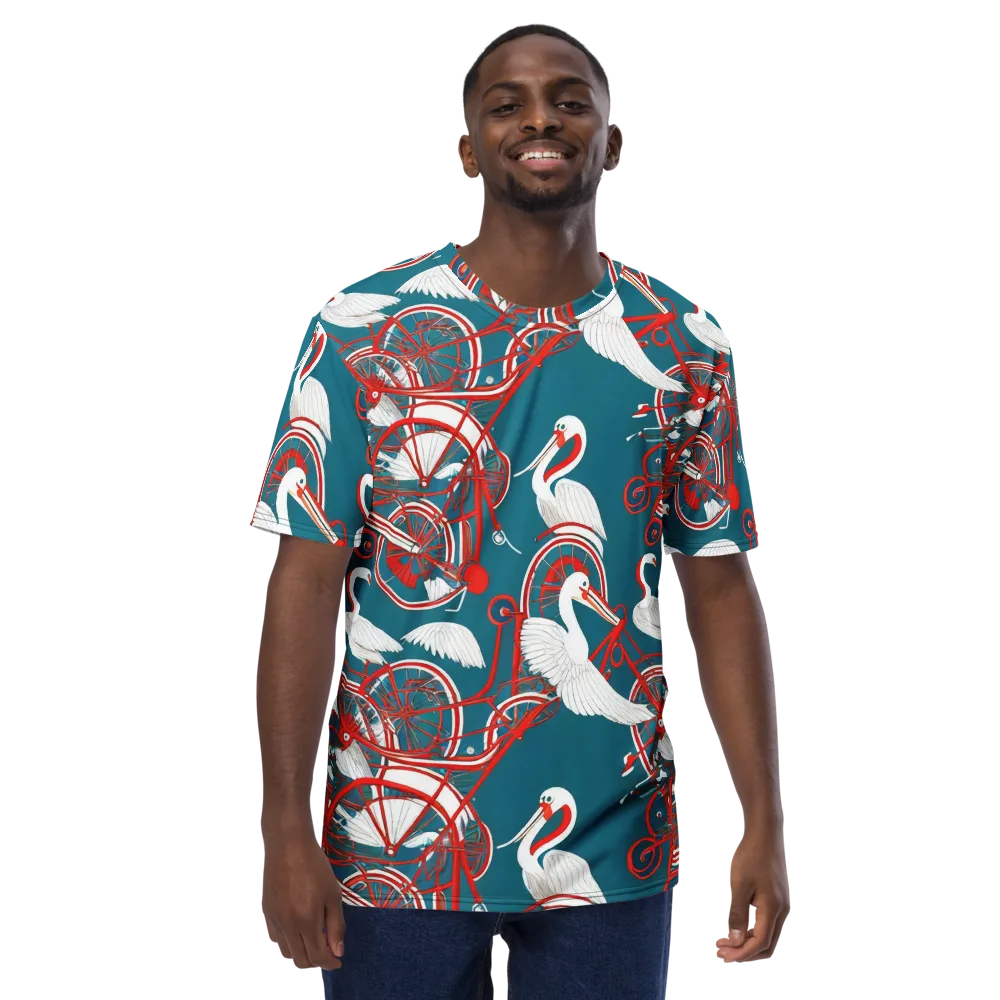 Scarlet Aviary on Men's Crew Neck T-Shirt — Front