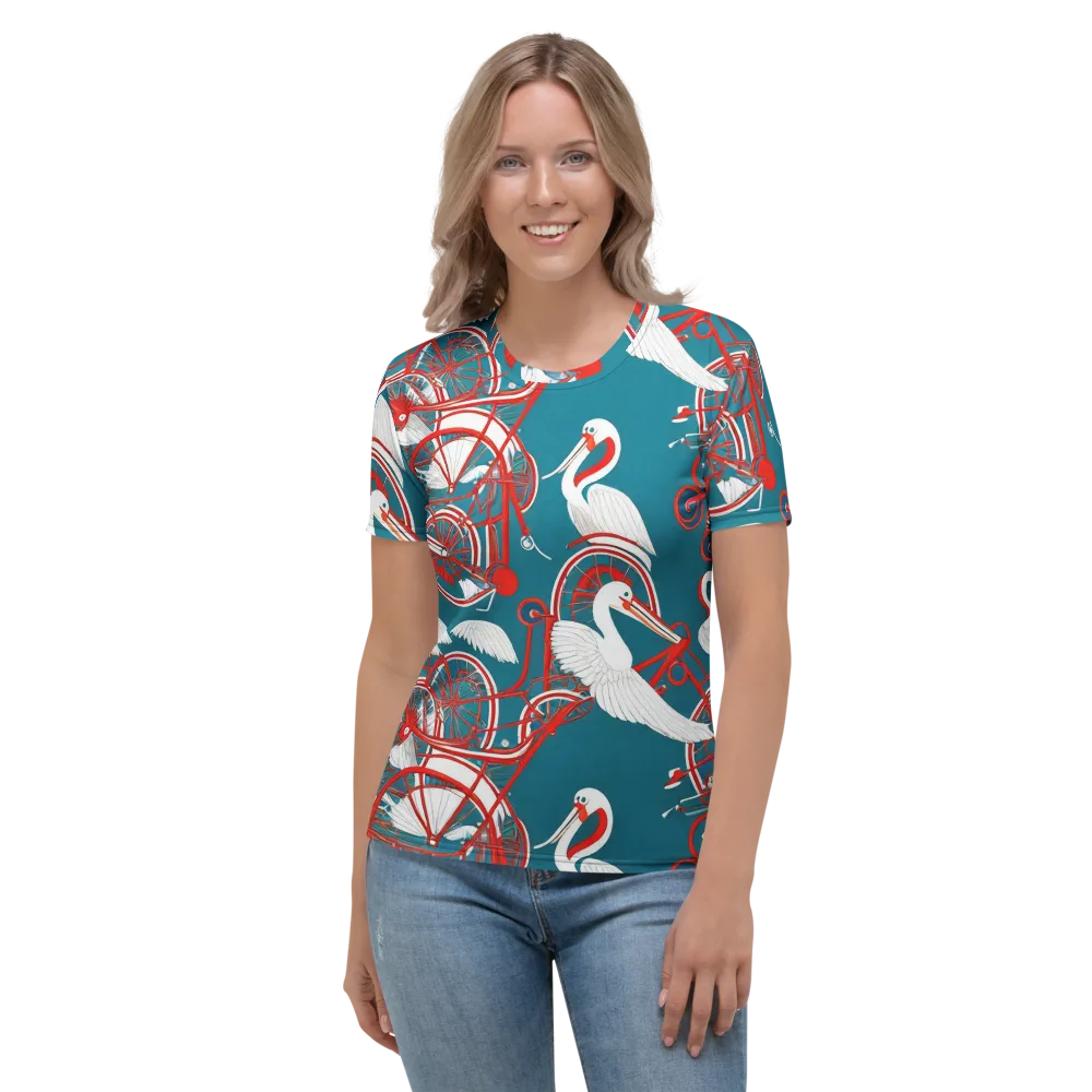Scarlet Aviary on Women's Crew Neck T-Shirt — Front