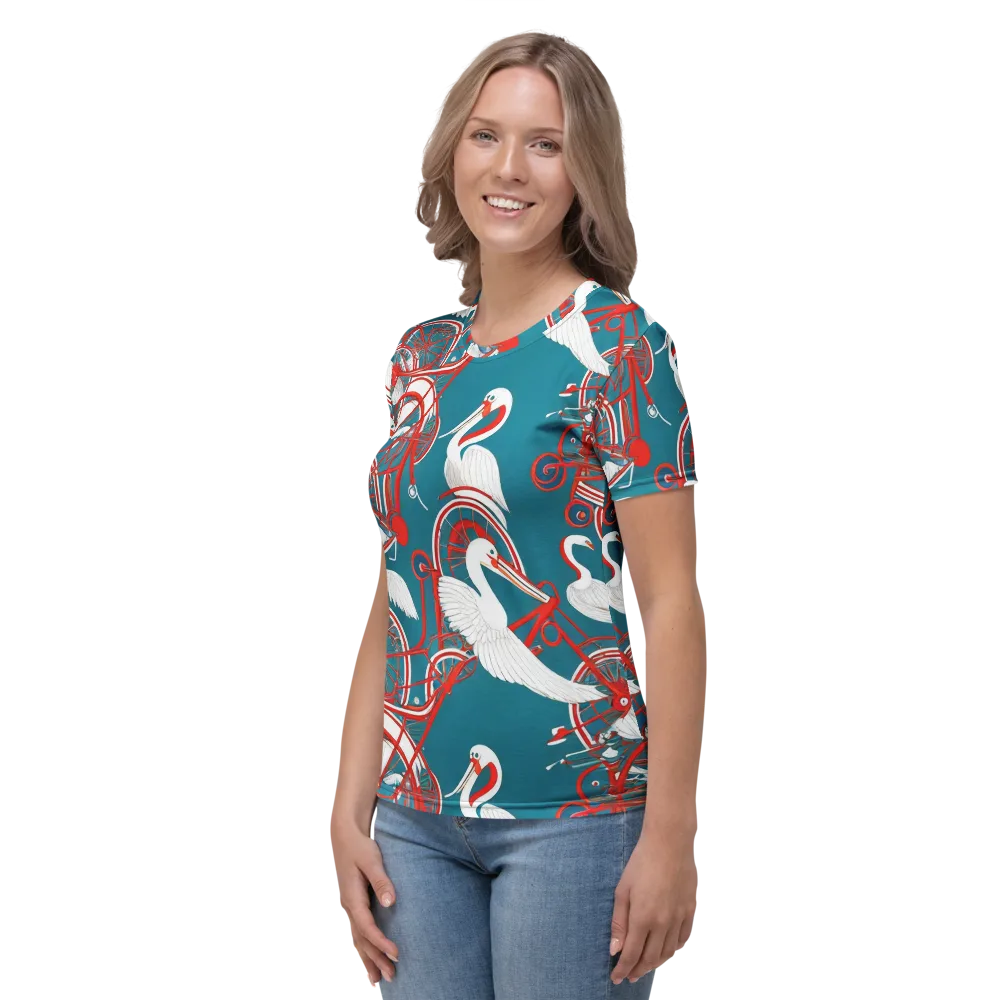 Scarlet Aviary on Women's Crew Neck T-Shirt — Left