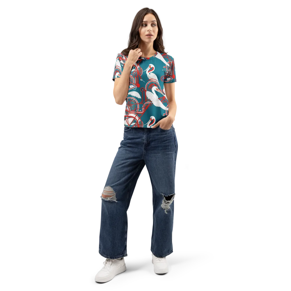 Scarlet Aviary on Women's Crew Neck T-Shirt — Front