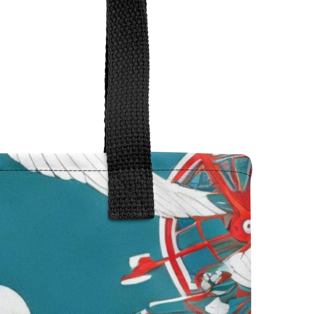 Scarlet Aviary on Tote Bag — Product details