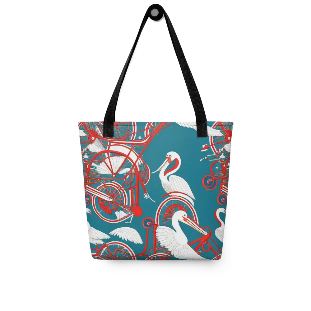 Scarlet Aviary on Tote Bag — Front