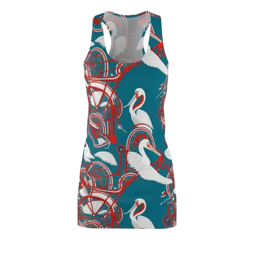 Scarlet Aviary on a Racerback Dress