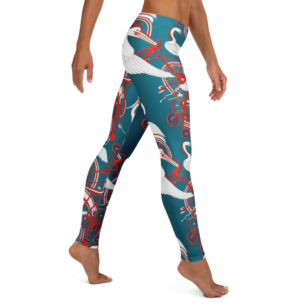 Scarlet Aviary on Leggings — Right