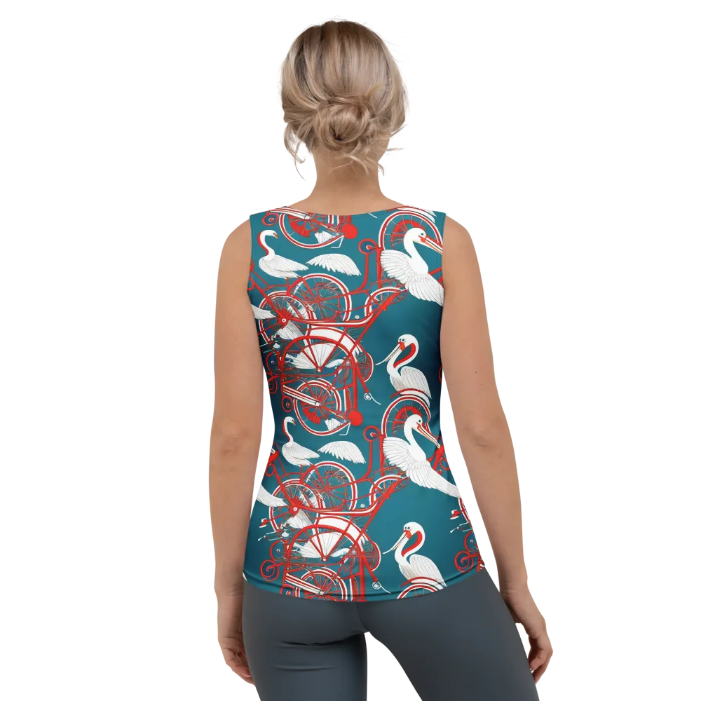 Scarlet Aviary on Women's Tank Top — Back