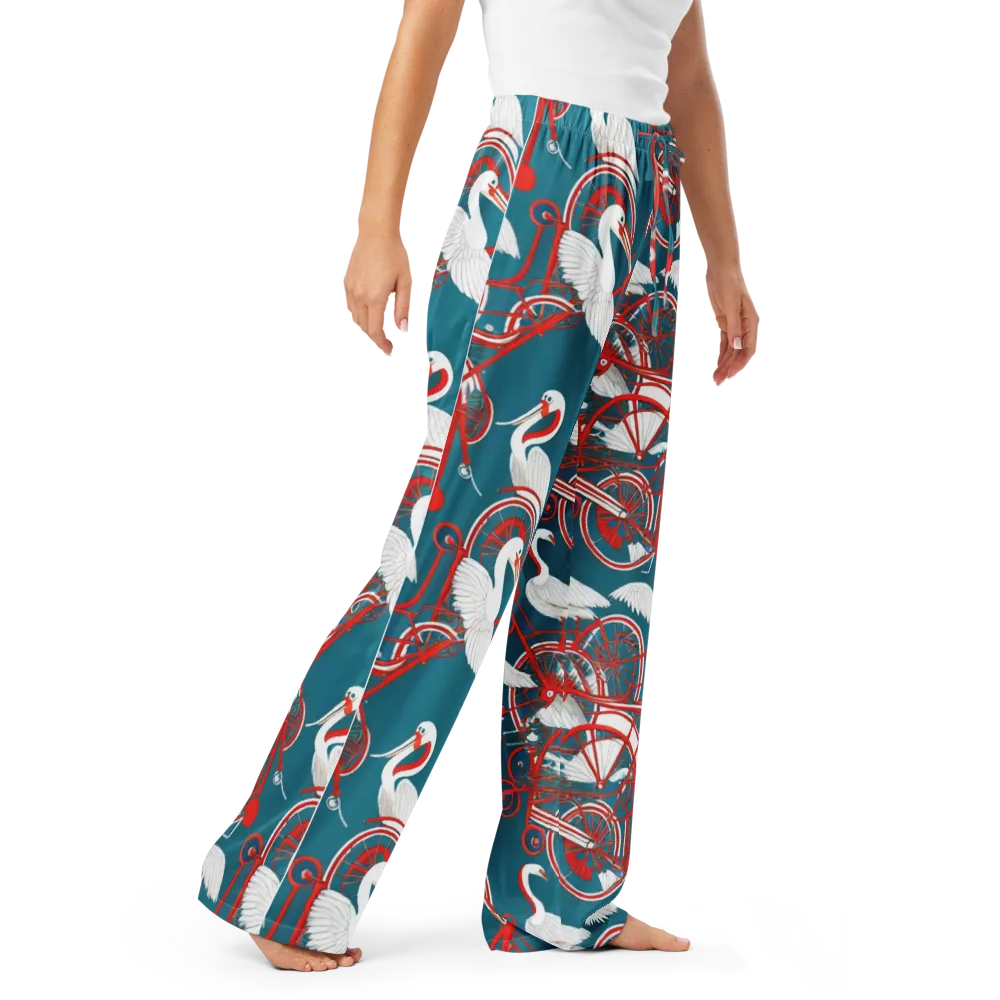Scarlet Aviary on Women's Pajama Pants — Right Front