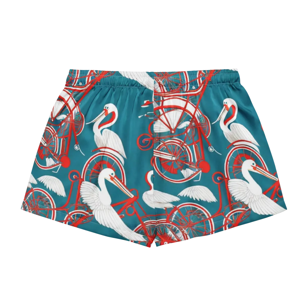 Scarlet Aviary on Women's Pajama Shorts — Back
