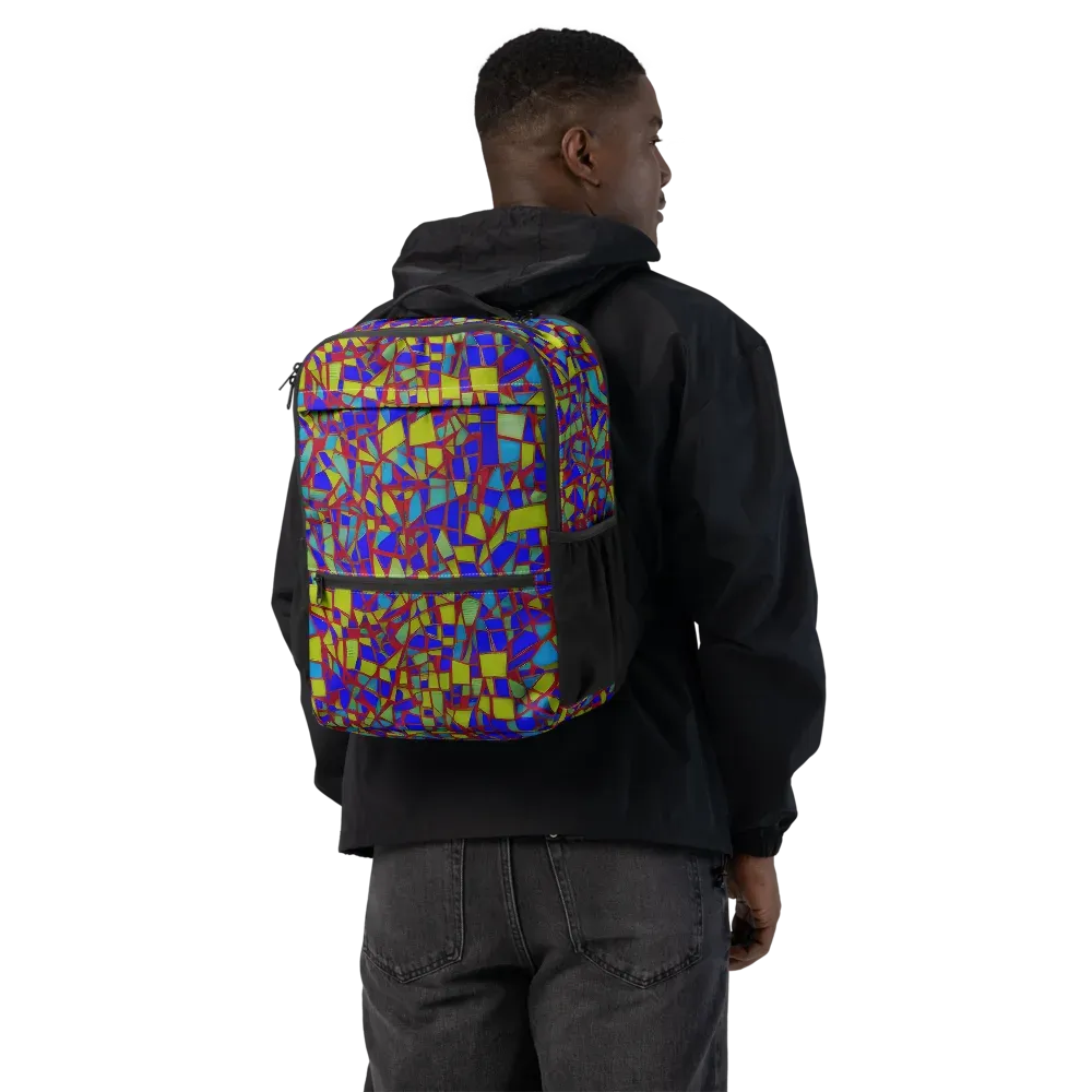 Chromatic Shatter on Utility Backpack — Back