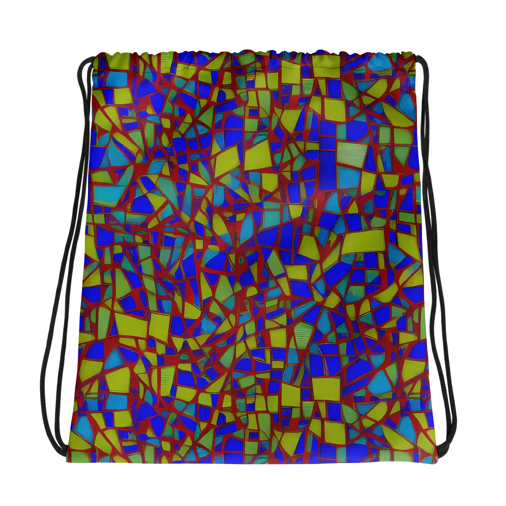 Chromatic Shatter on Drawstring Bag — Photo