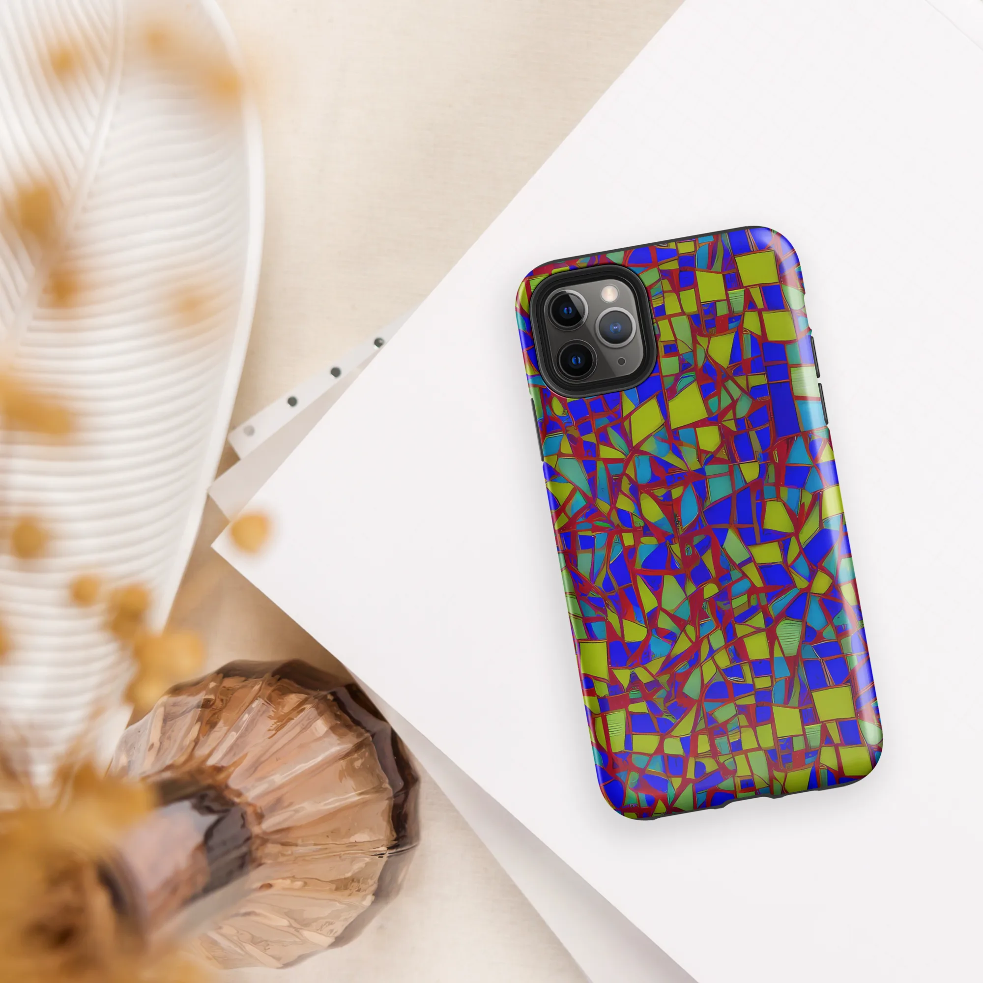Chromatic Shatter on Tough Case for iPhone® — Front