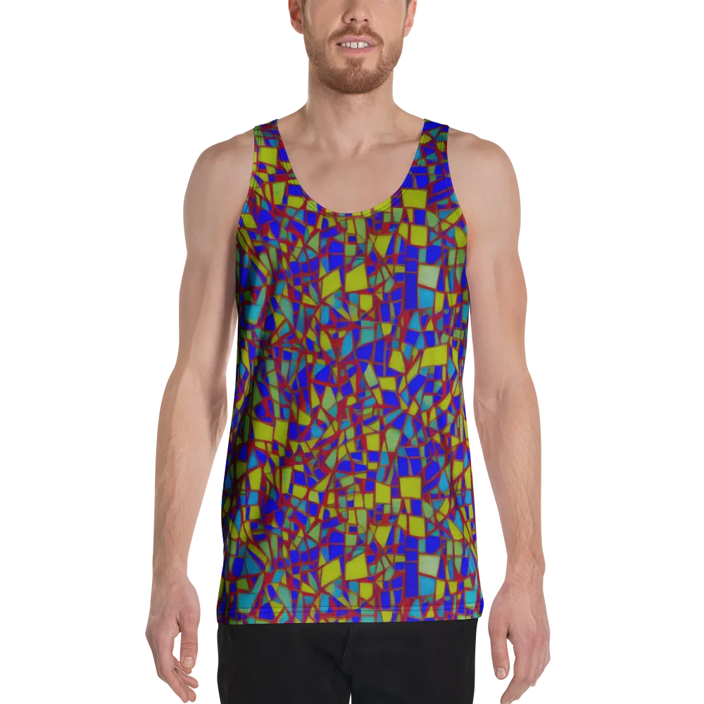 Chromatic Shatter on Men's Tank Top — Front