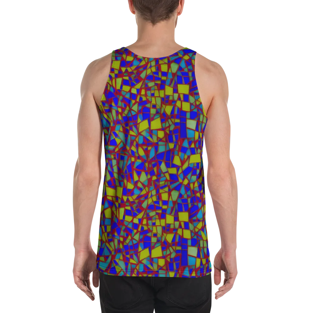 Chromatic Shatter on Men's Tank Top — Back