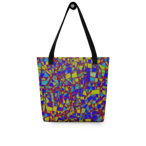 Chromatic Shatter on a Tote Bag