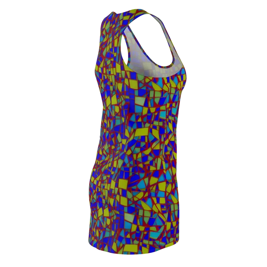 Chromatic Shatter on Racerback Dress — Back Side