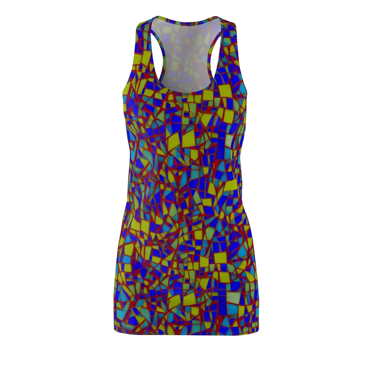 Chromatic Shatter on Racerback Dress — Front