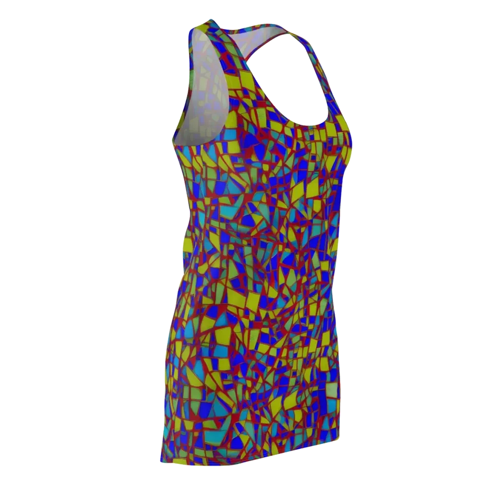 Chromatic Shatter on Racerback Dress — Front Side