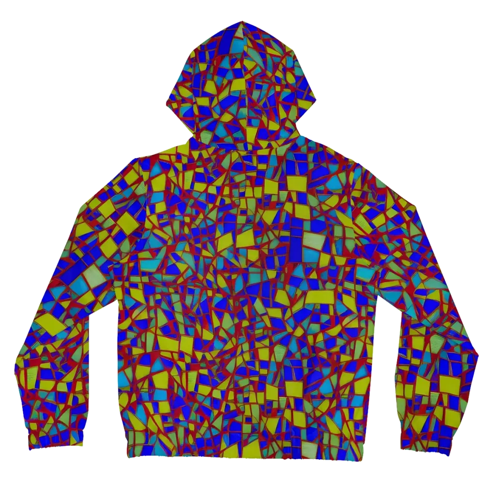 Chromatic Shatter on Women's Full-Zip Hoodie — Back