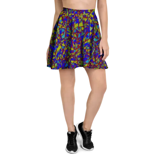 Chromatic Shatter on a Skater Skirt