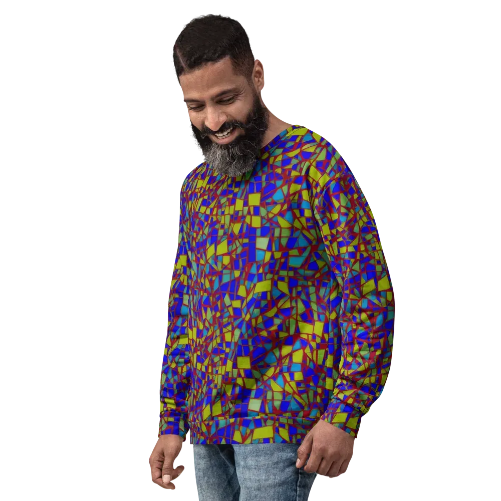 Chromatic Shatter on Sweatshirt — Left Front