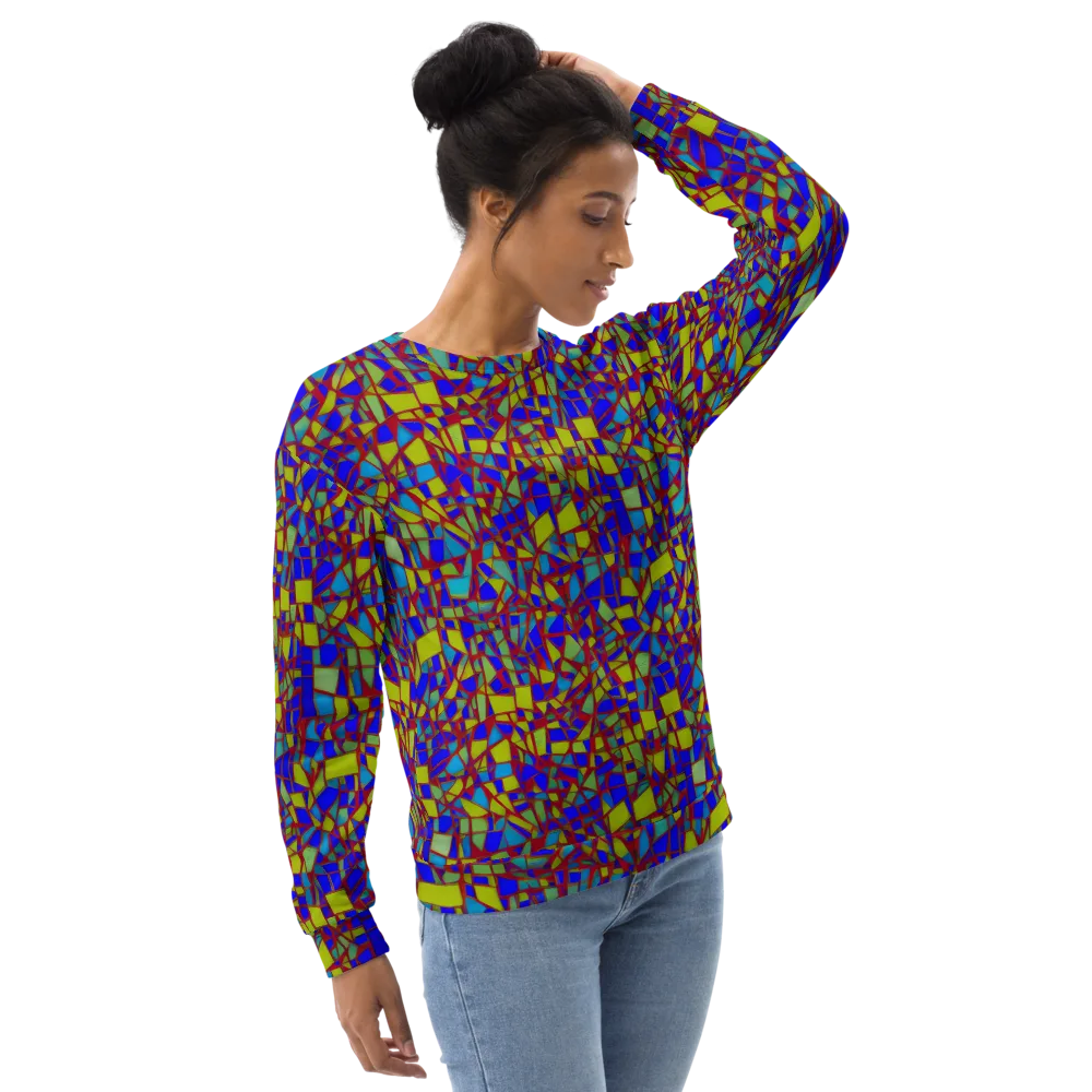 Chromatic Shatter on Sweatshirt — Right Front