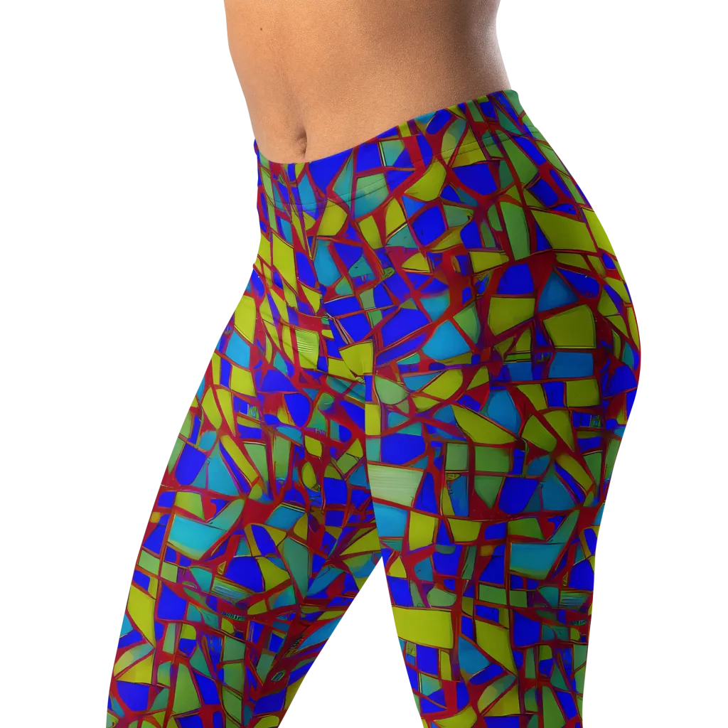 Chromatic Shatter on Leggings — Left Front