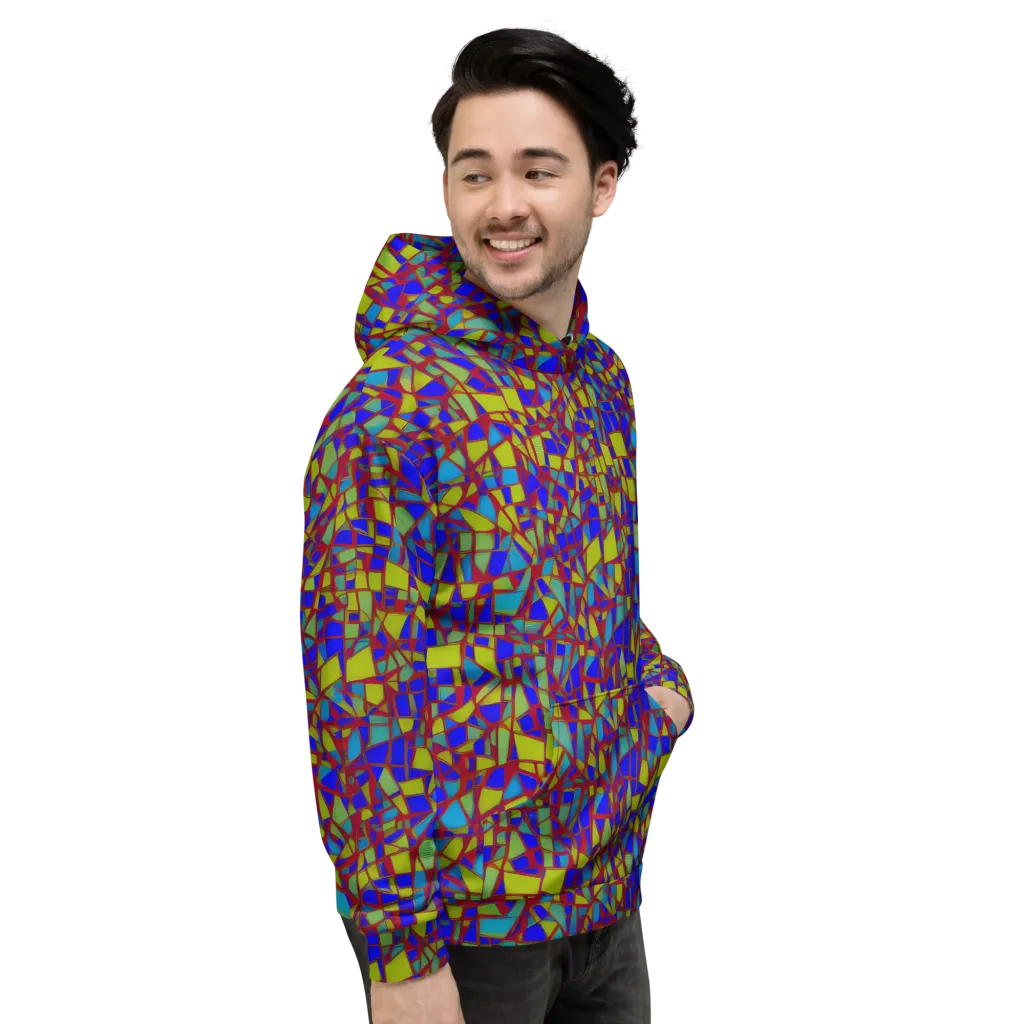 Chromatic Shatter on Hoodie — Right