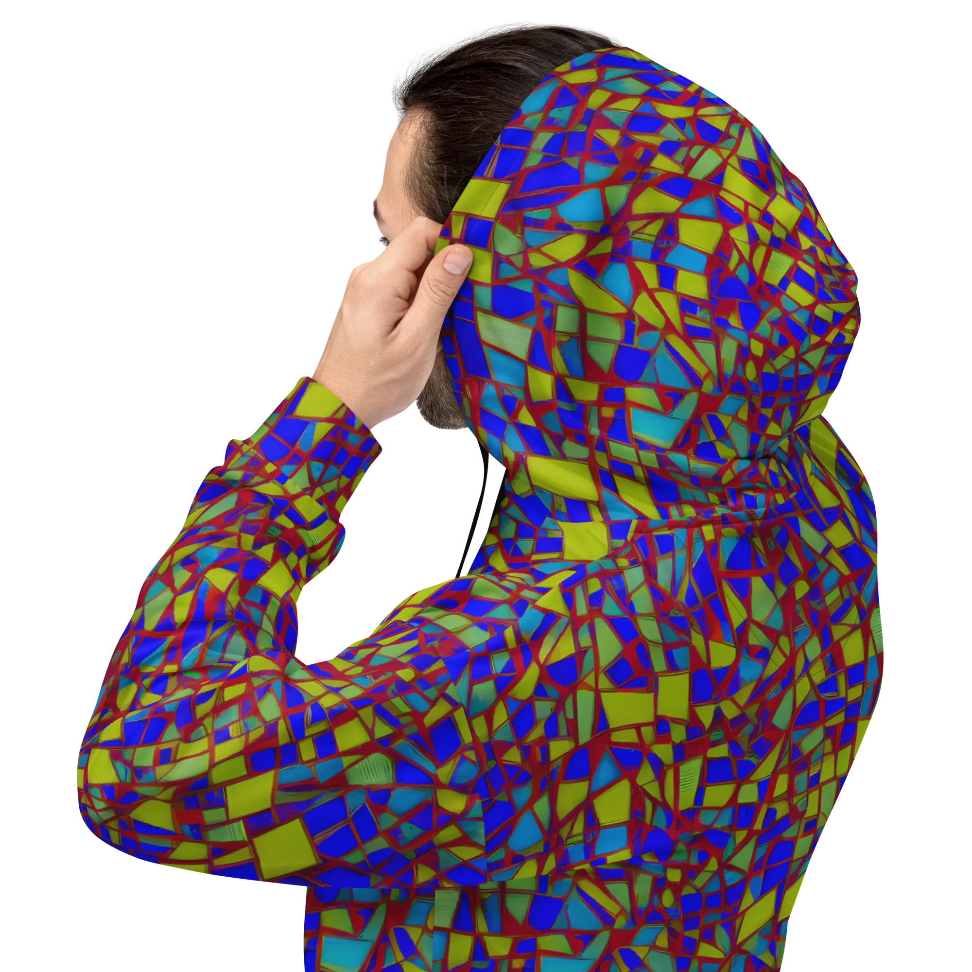 Chromatic Shatter on Hoodie — Back