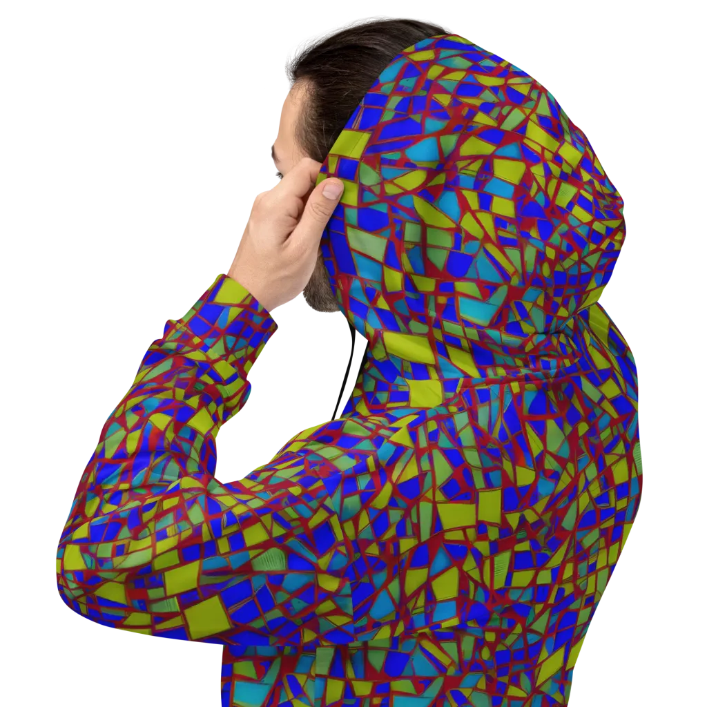 Chromatic Shatter on Hoodie — Back