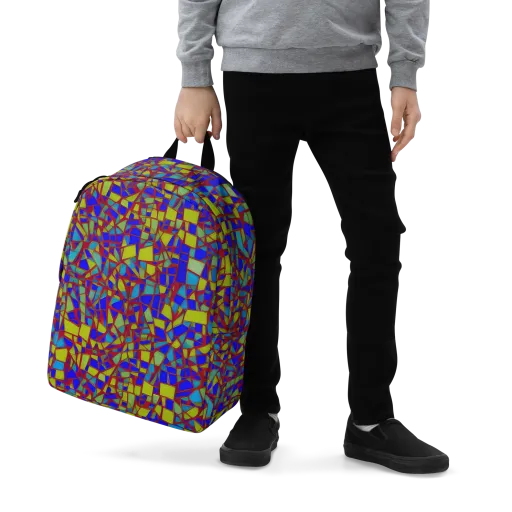 Chromatic Shatter on a Minimalist Backpack