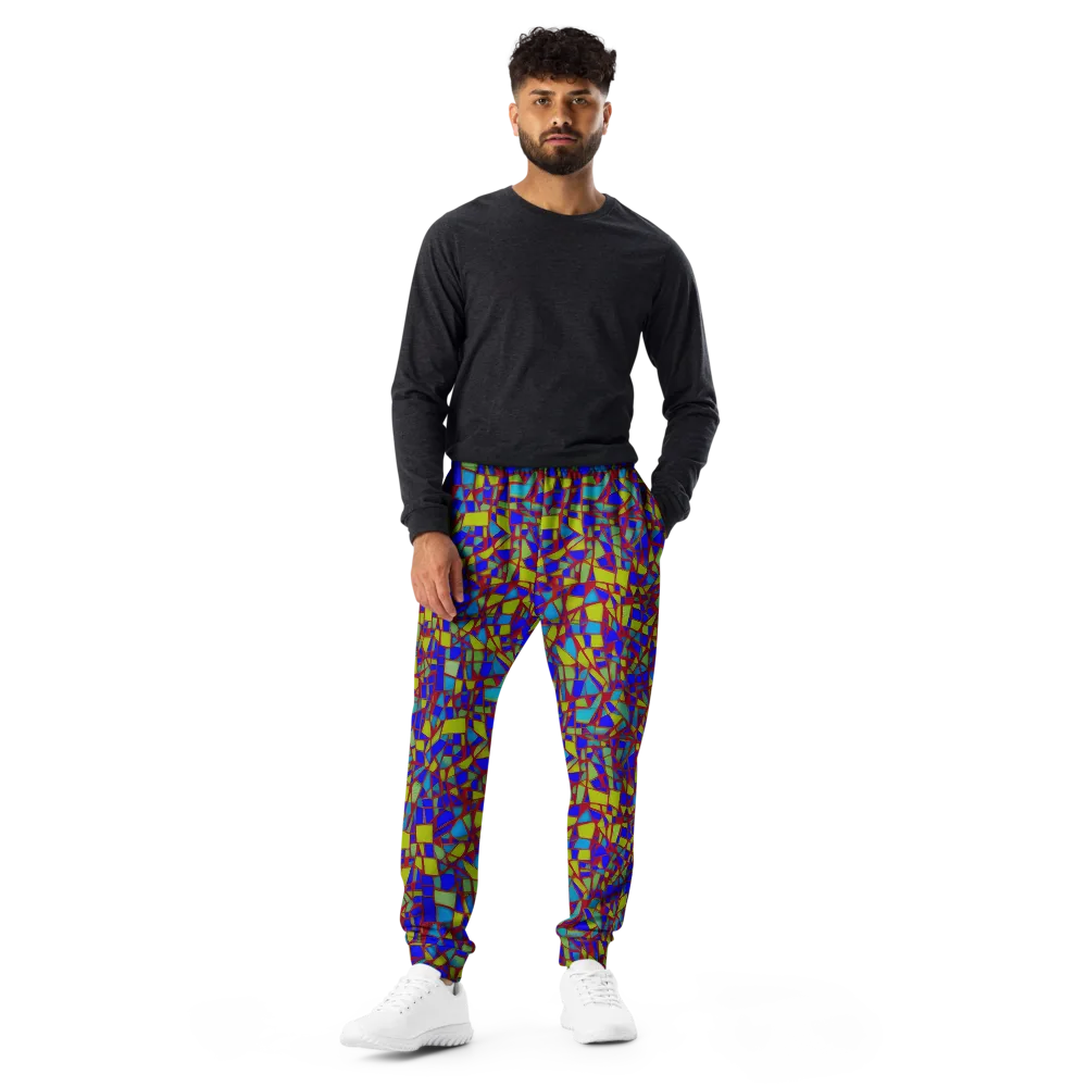 Chromatic Shatter on Men's Joggers — Front