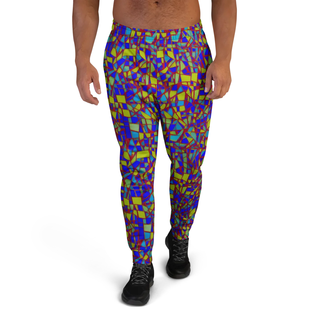 Chromatic Shatter on Men's Joggers — Front