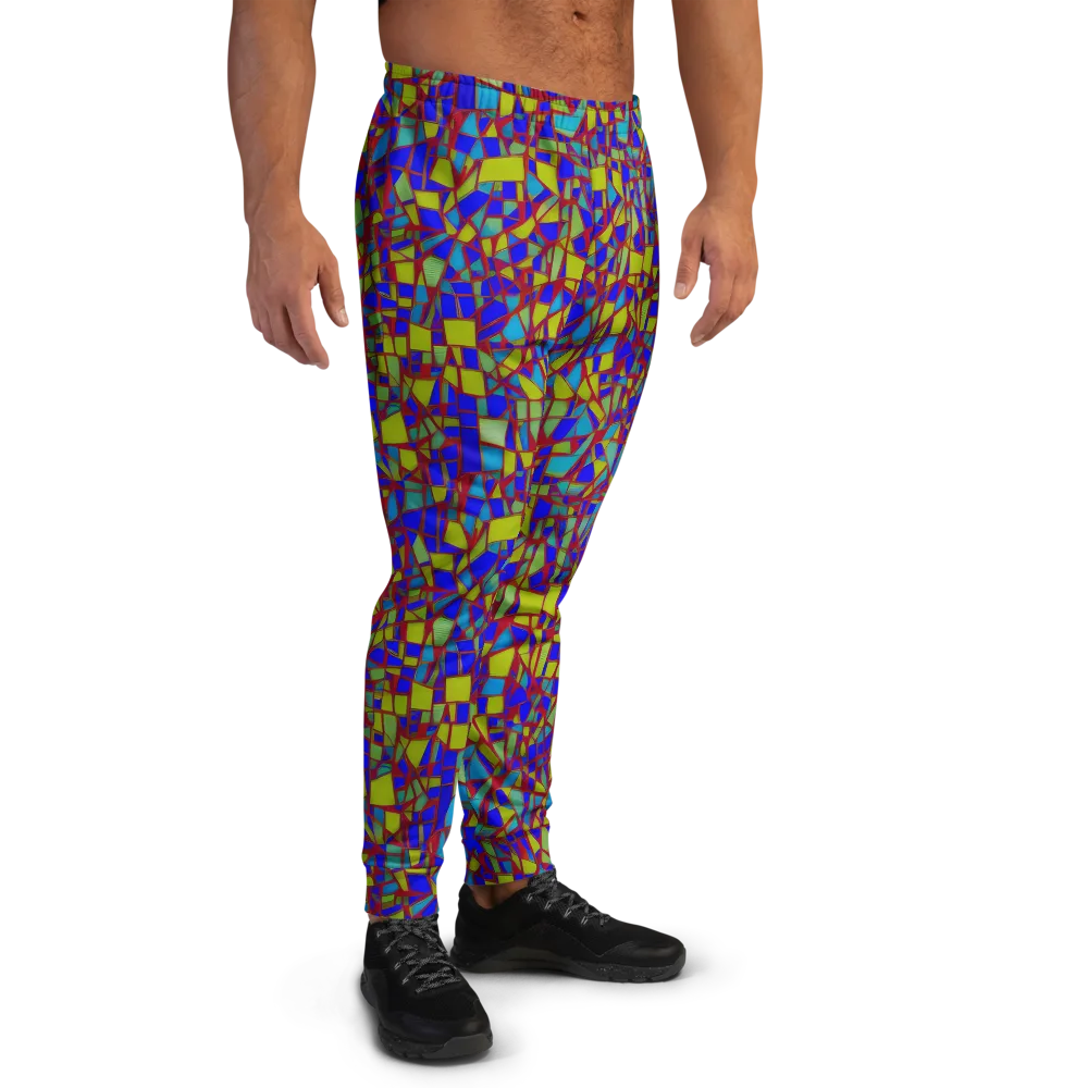 Chromatic Shatter on Men's Joggers — Right
