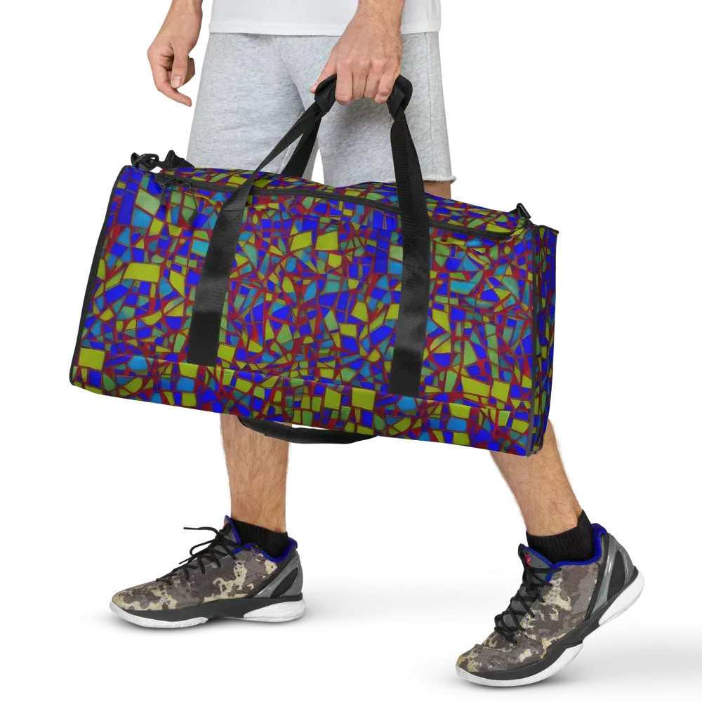 Chromatic Shatter on Duffle Bag — Front
