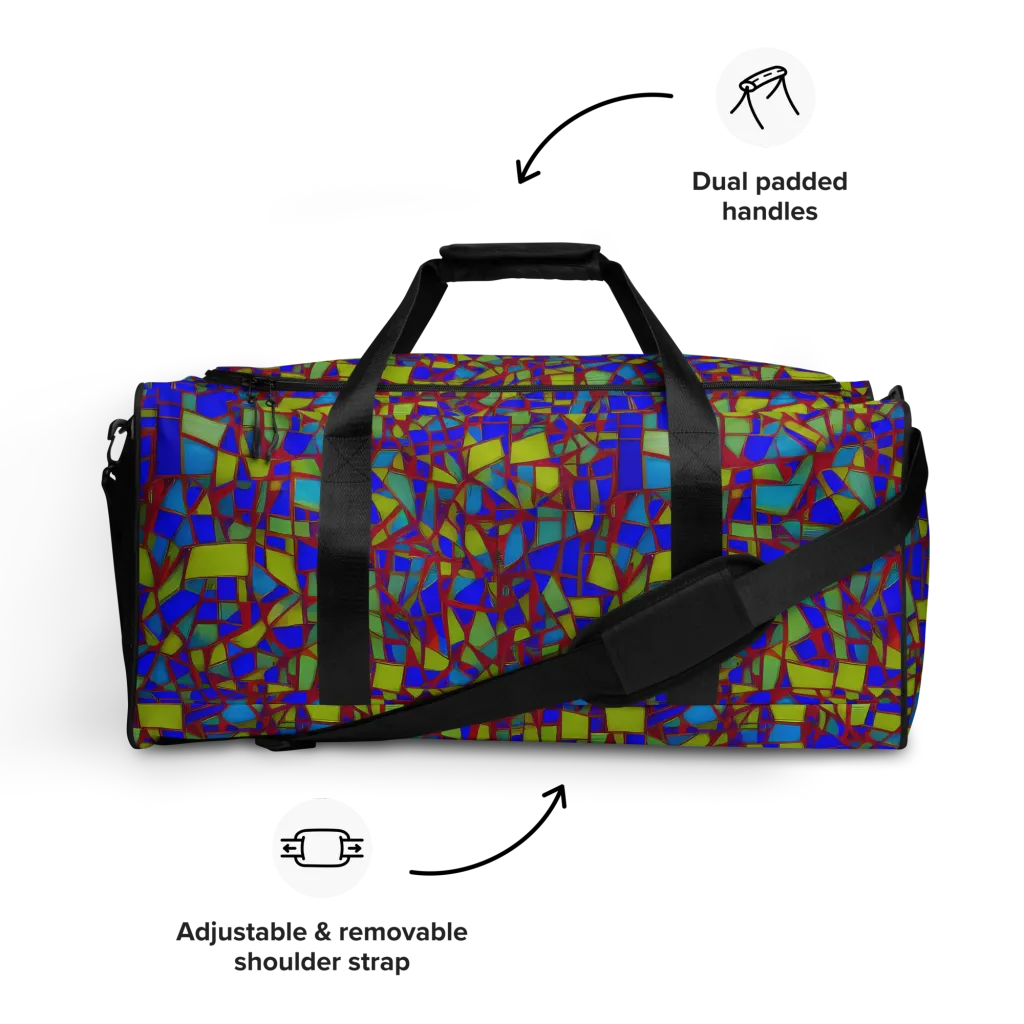 Chromatic Shatter on Duffle Bag — Front