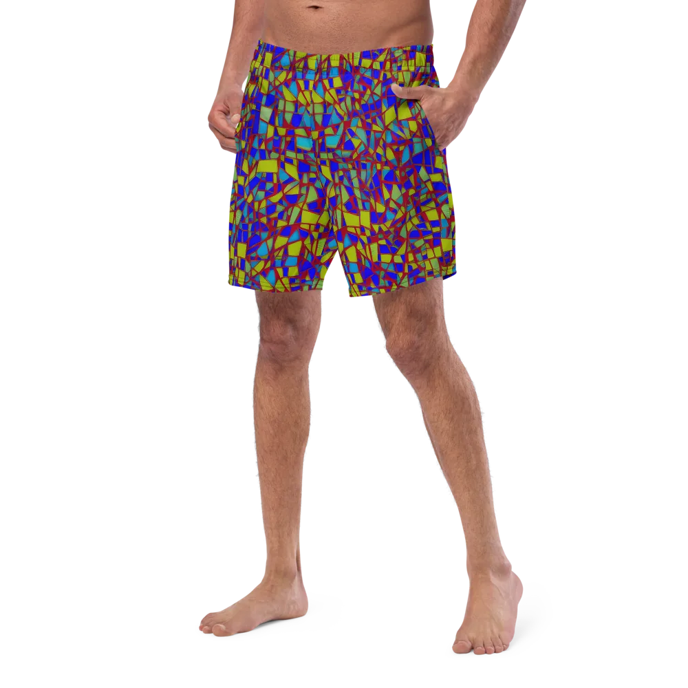 Chromatic Shatter on Swim Trunks — Left Front