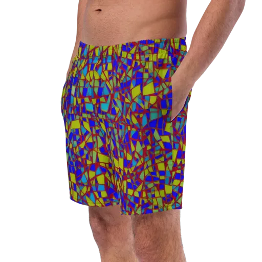 Chromatic Shatter on a Swim Trunks