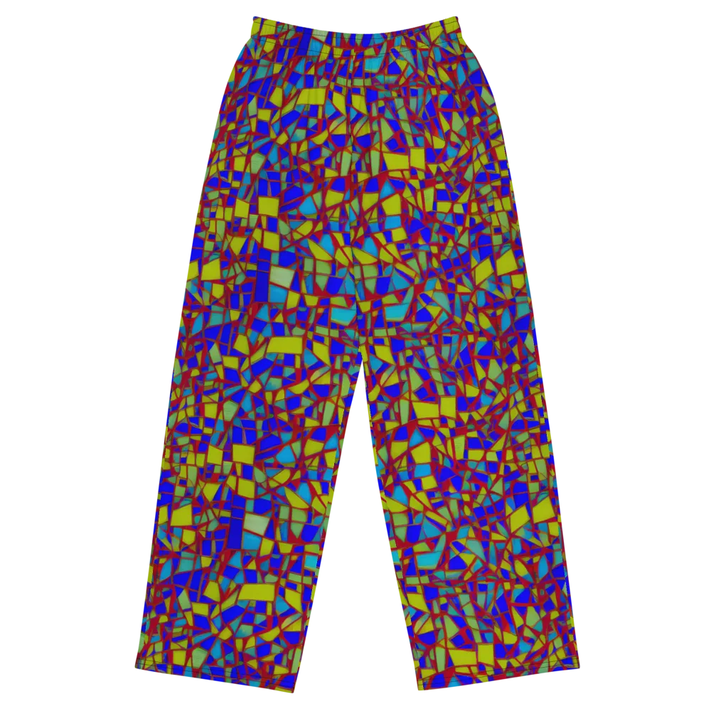 Chromatic Shatter on Wide-Leg Pants — Front