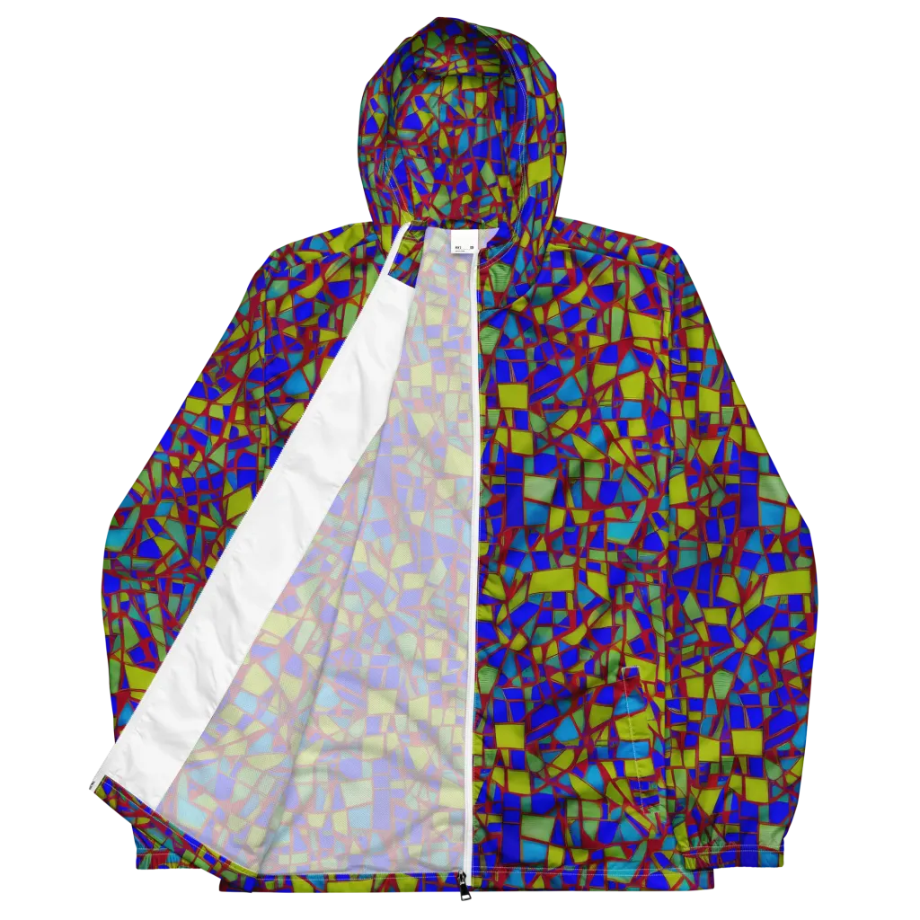 Chromatic Shatter on Men's Windbreaker — Front