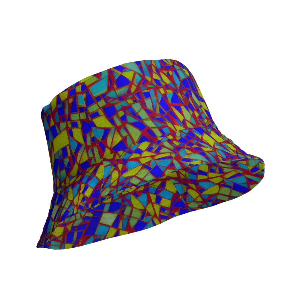Chromatic Shatter on Reversible Bucket Hat — Product details Outside