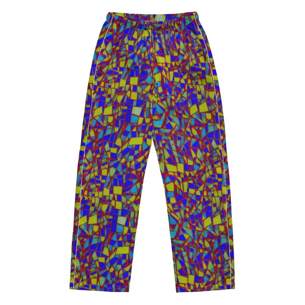 Chromatic Shatter on Women's Pajama Pants — Front