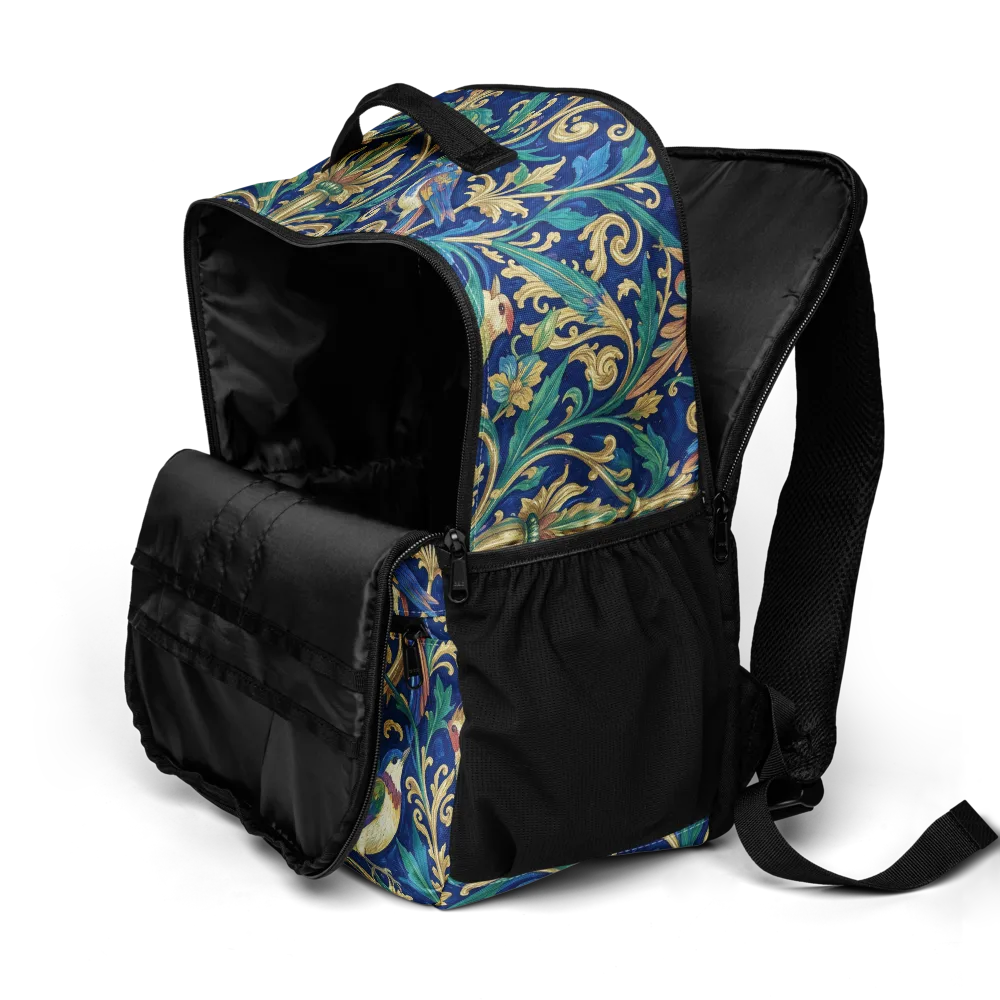 Gilded Songbirds on Utility Backpack — Product details 2