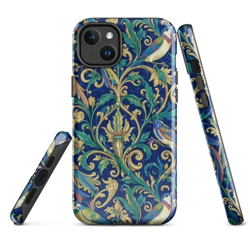 Gilded Songbirds on a MagSafe Tough Case for iPhone®