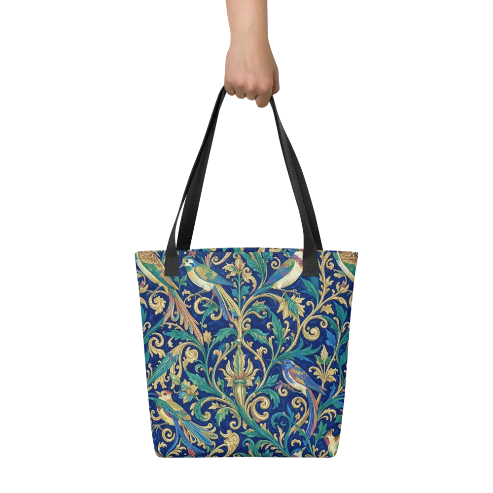 Gilded Songbirds on Tote Bag — Front