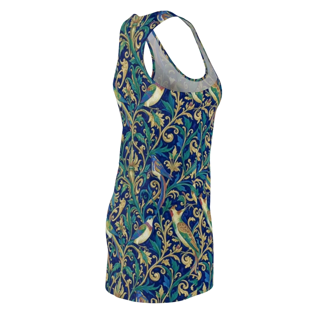 Gilded Songbirds on Racerback Dress — Back Side