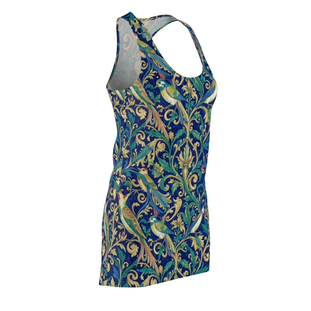 Gilded Songbirds on Racerback Dress — Front Side
